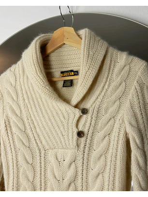 Suéter de lana beige