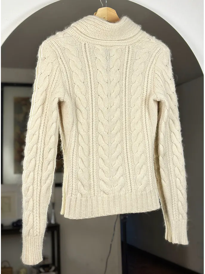 Suéter de lana beige 3