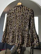 Blusa cafe plisada - Miniatura 3