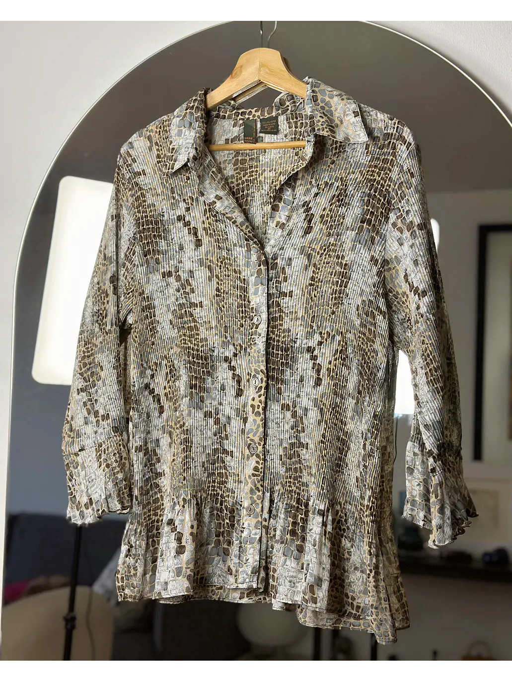 Camisa plisada  1