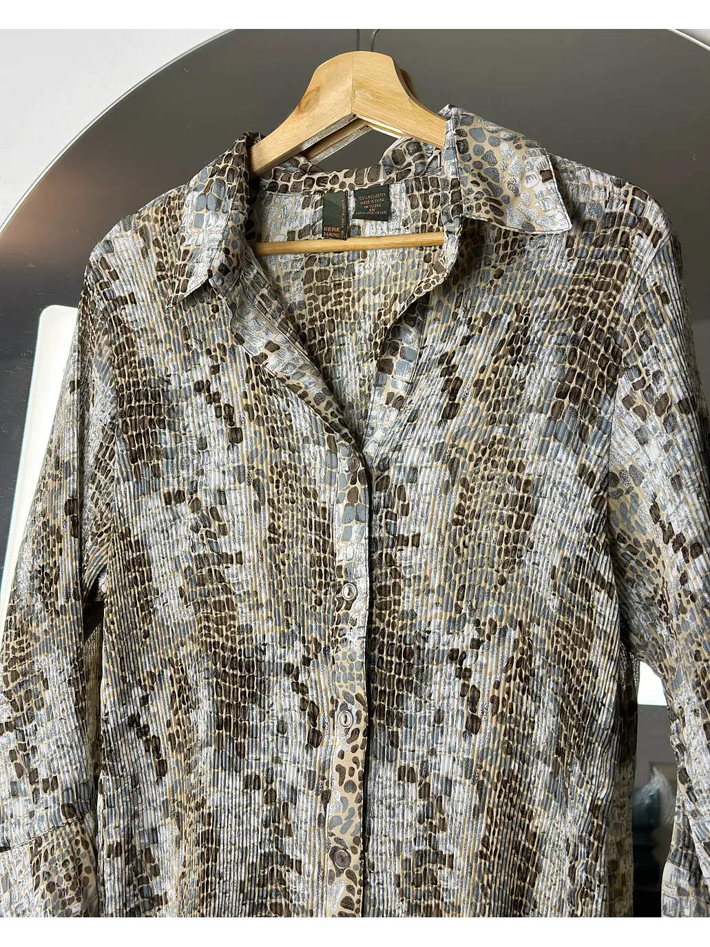 Camisa plisada  2