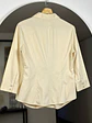 Camisa beige drapeada - Miniatura 3