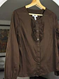 Camisa café algodón  - Miniatura 2