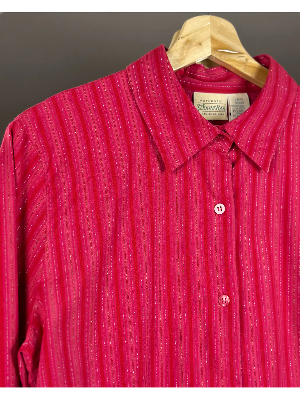Camisa fucsia rayada 3