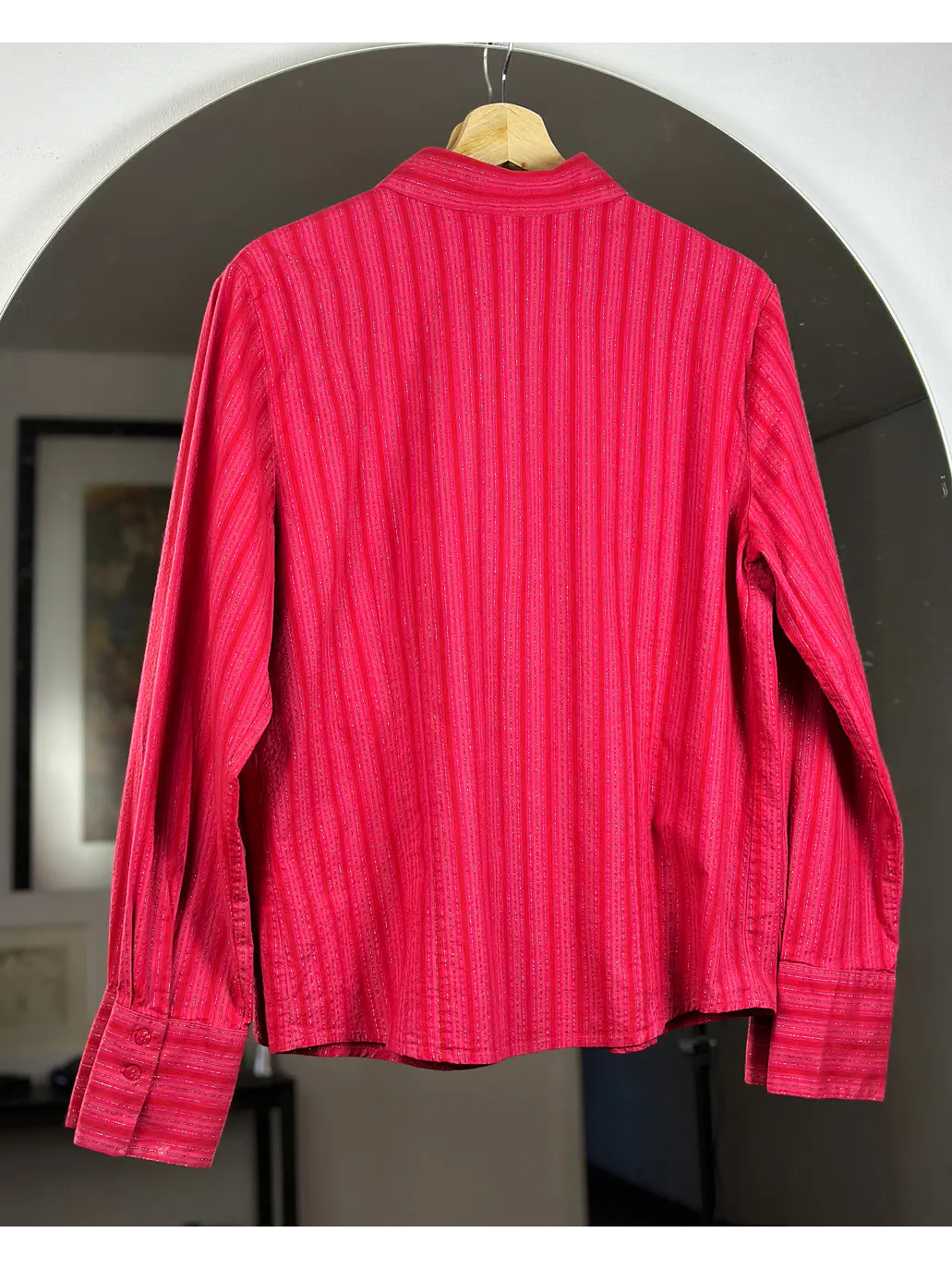 Camisa fucsia rayada 5
