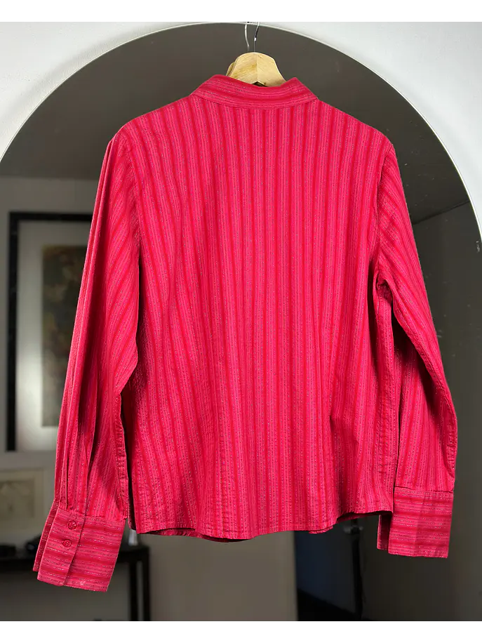 Camisa fucsia rayada 5