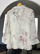 Camisa floreada gasa - Miniatura 6