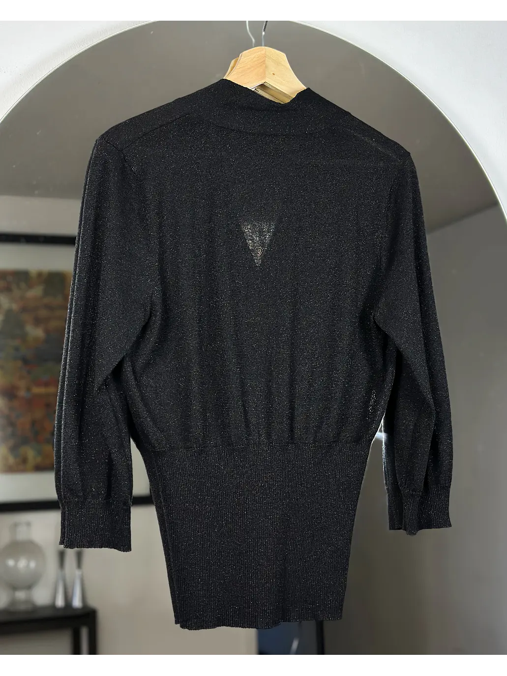 Top de punto con brillos 3