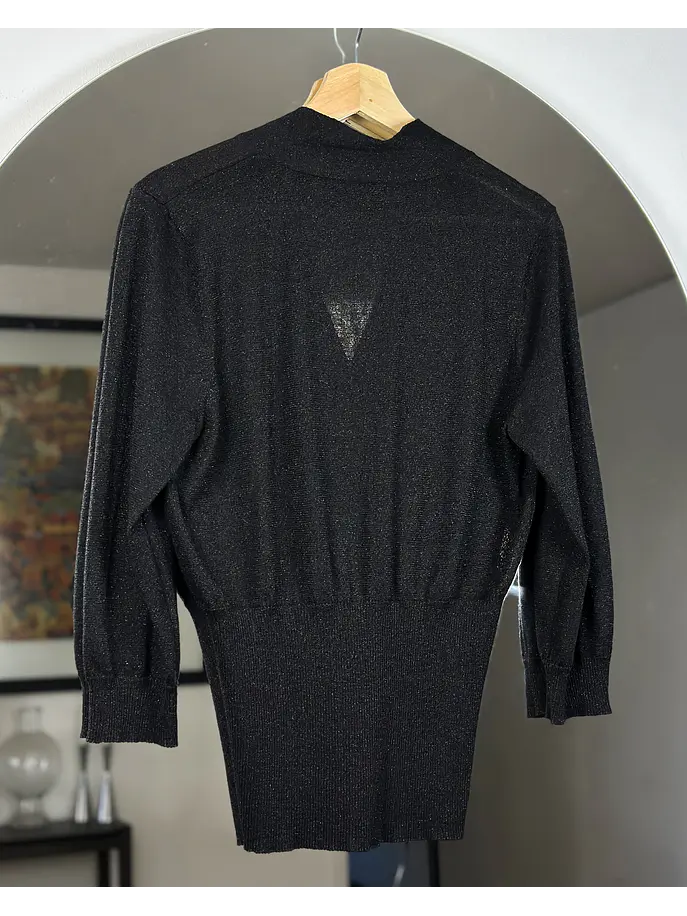Top de punto con brillos 3