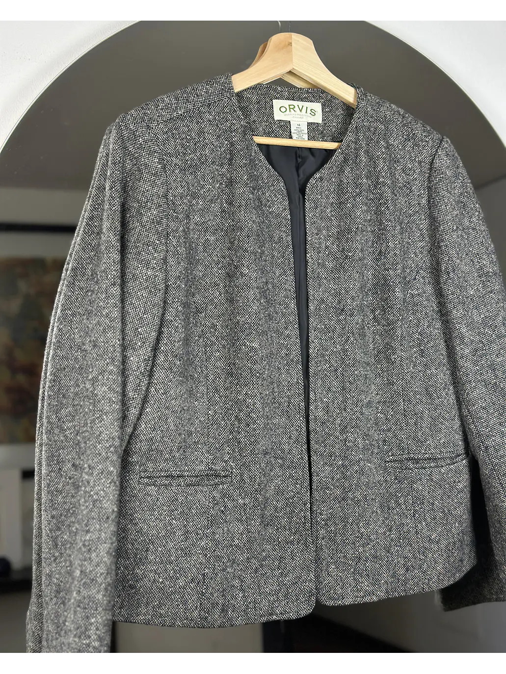 Blazer jaspeado lana 2
