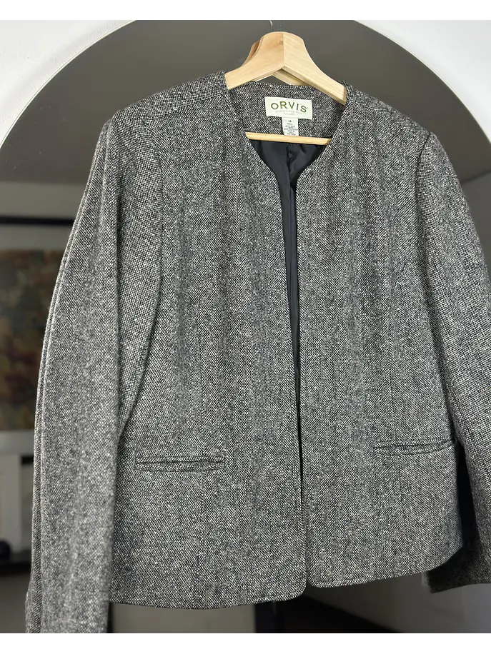 Blazer jaspeado lana 2
