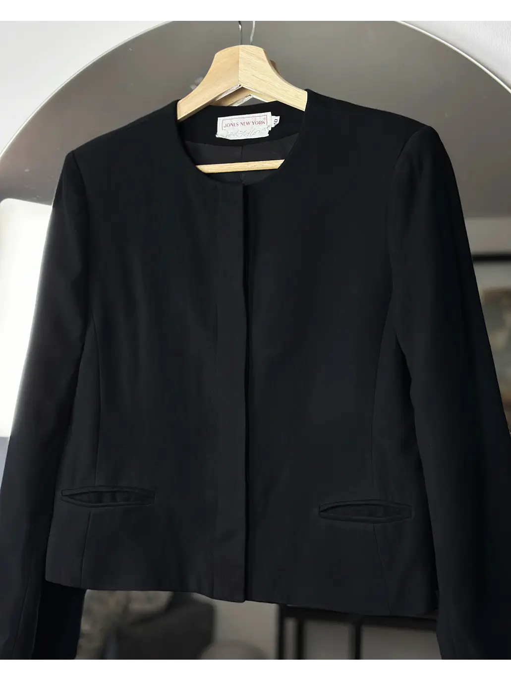 Chaqueta negra de lana 2