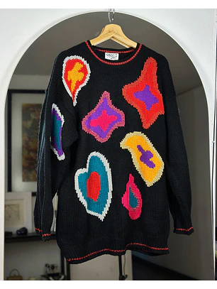 Chaleco vintage negro