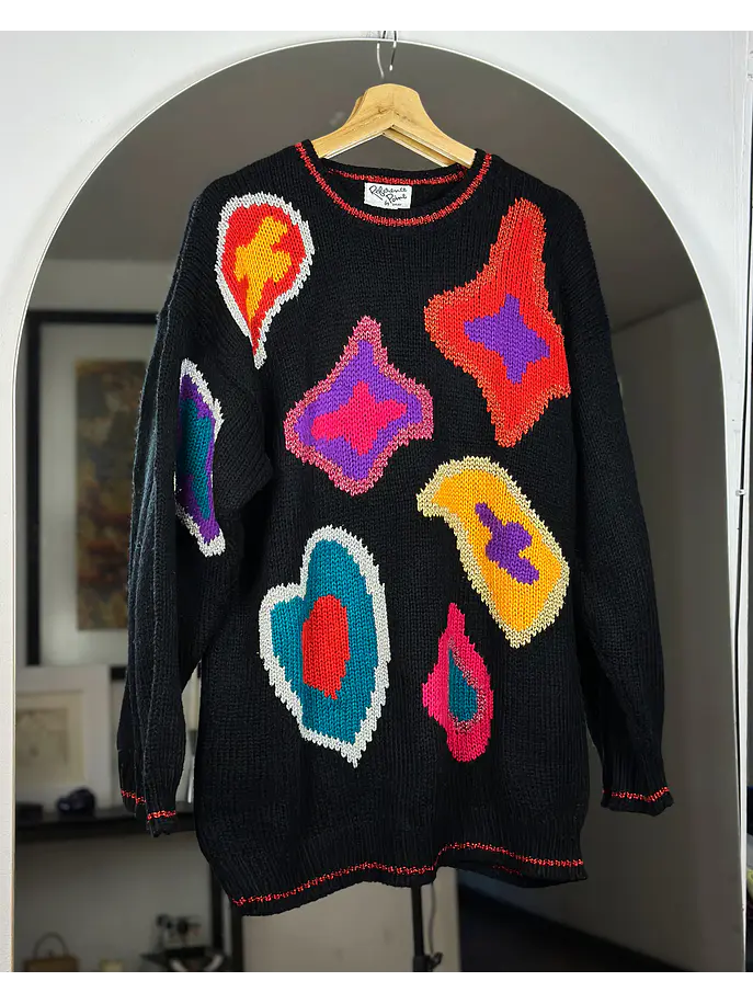 Chaleco vintage negro 1