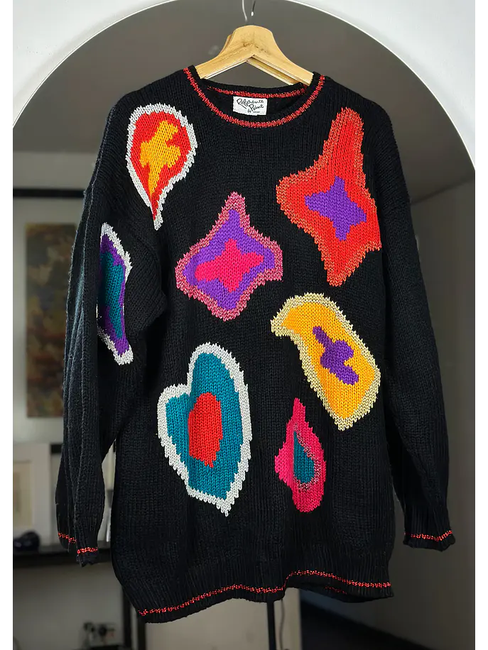 Chaleco vintage negro 2