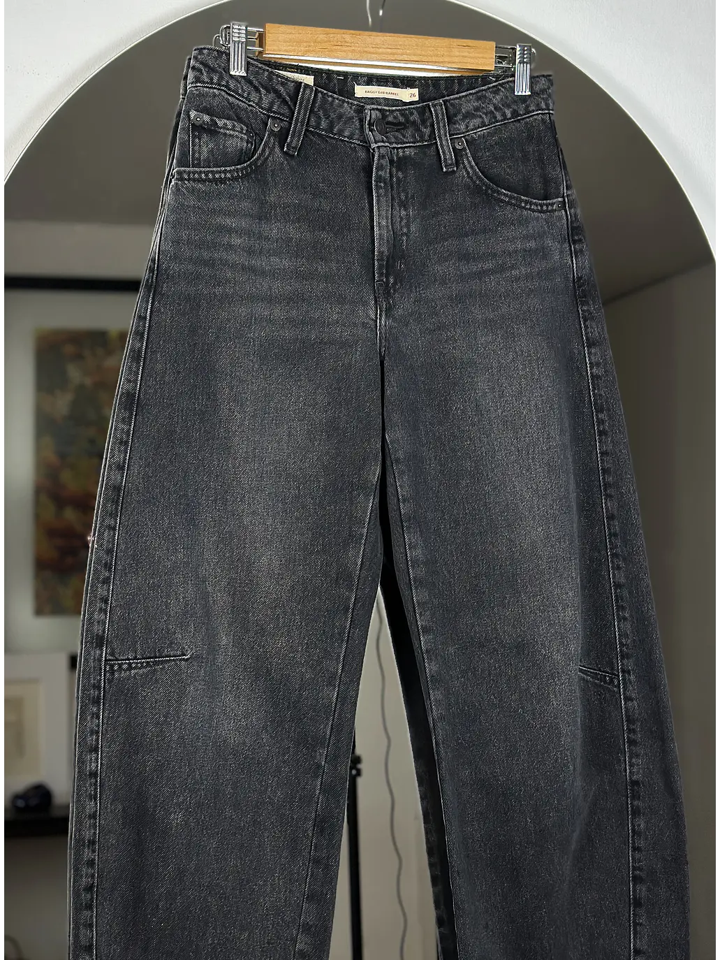 Pantalón negro lavado 3