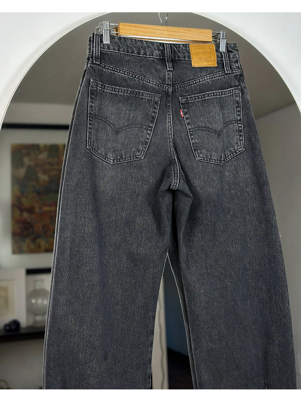 Pantalón negro lavado 6