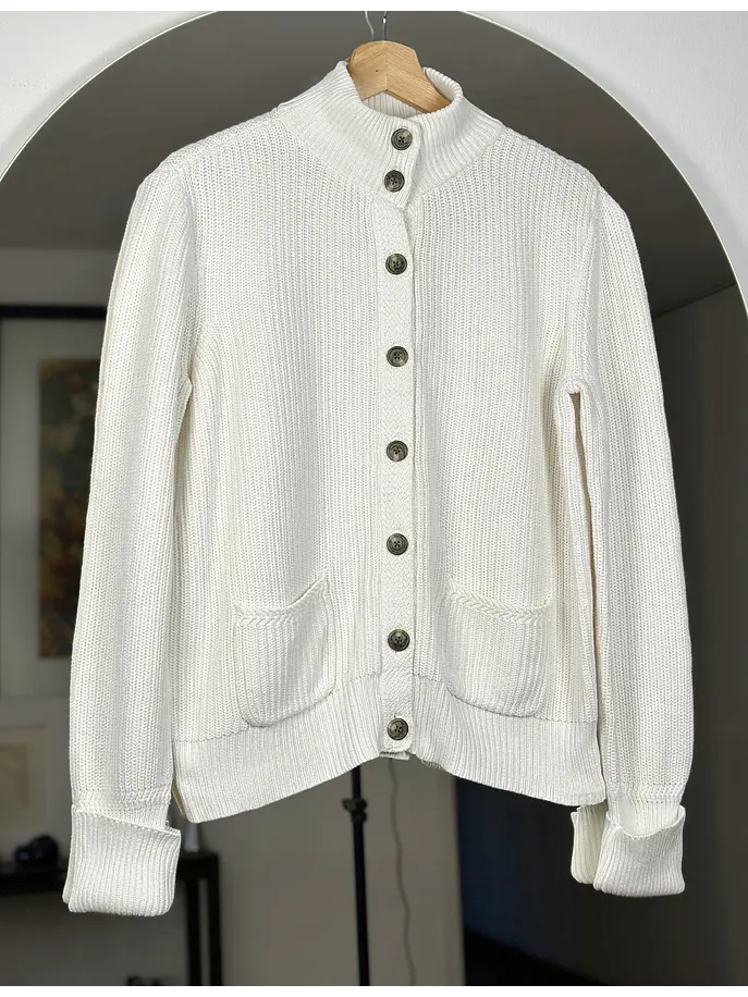 Chaleco blanco algodón  1