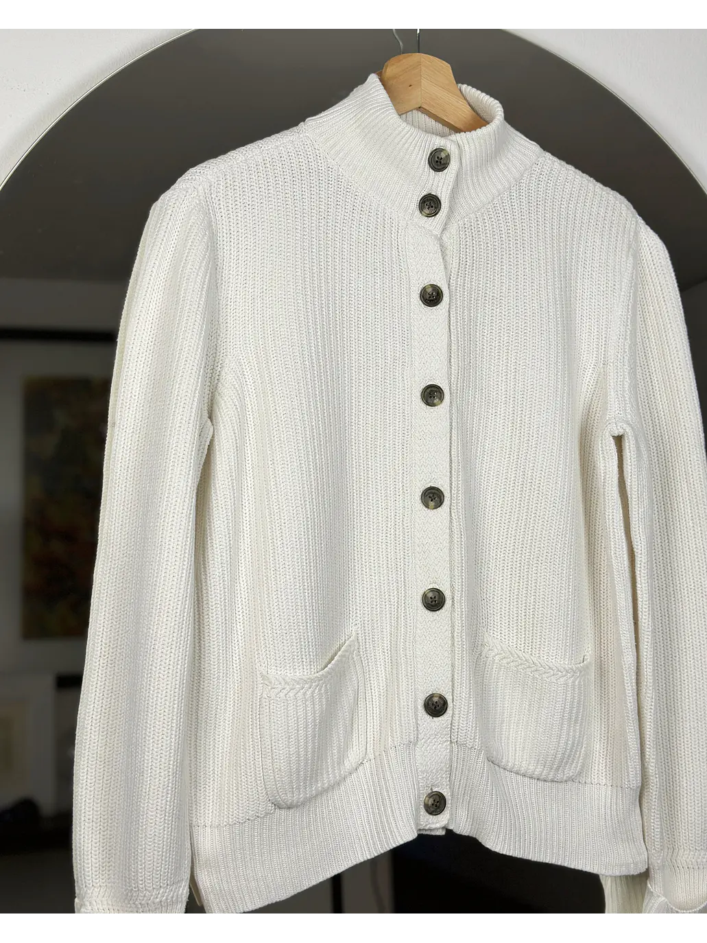 Chaleco blanco algodón  2