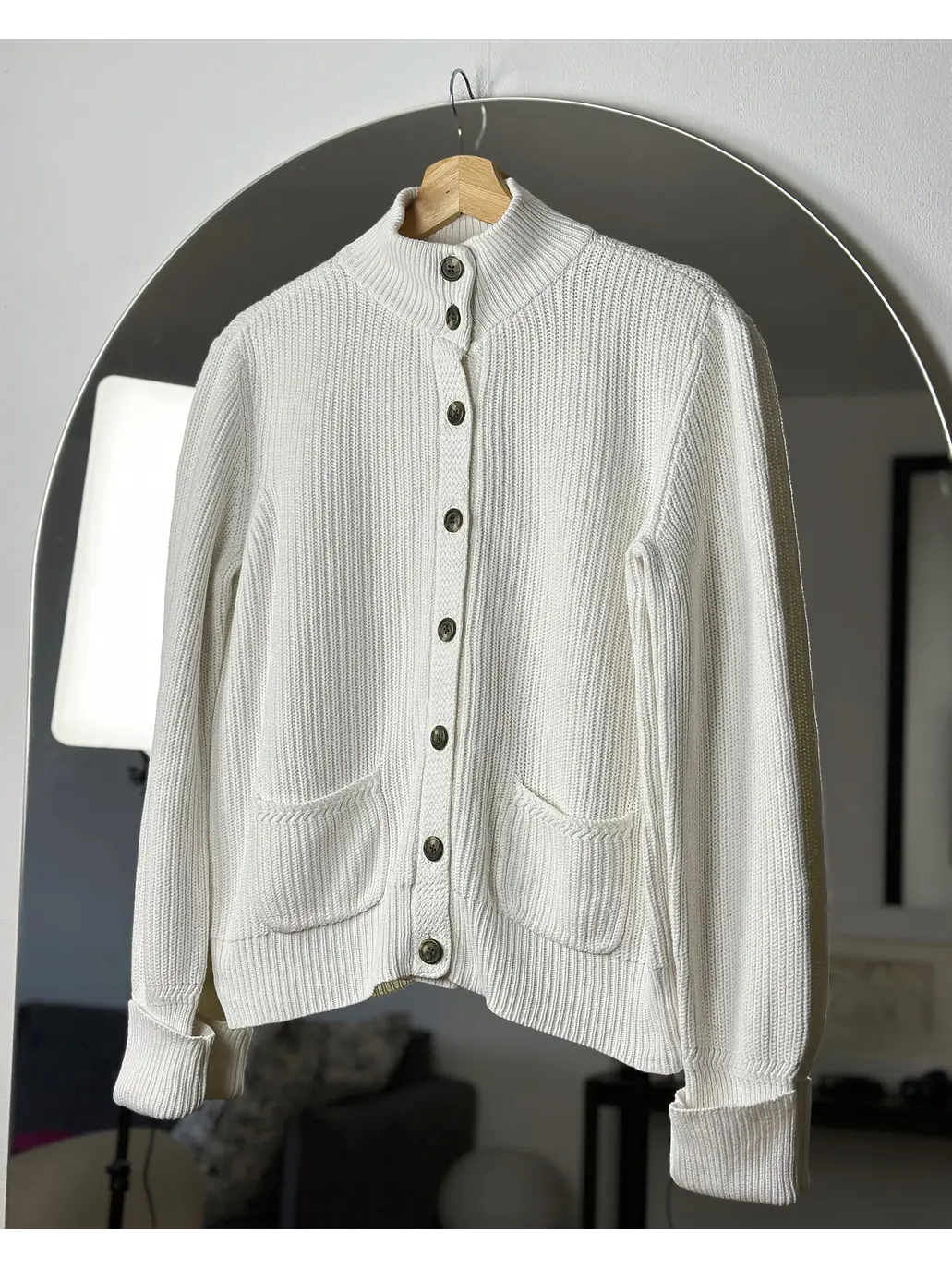Chaleco blanco algodón  3