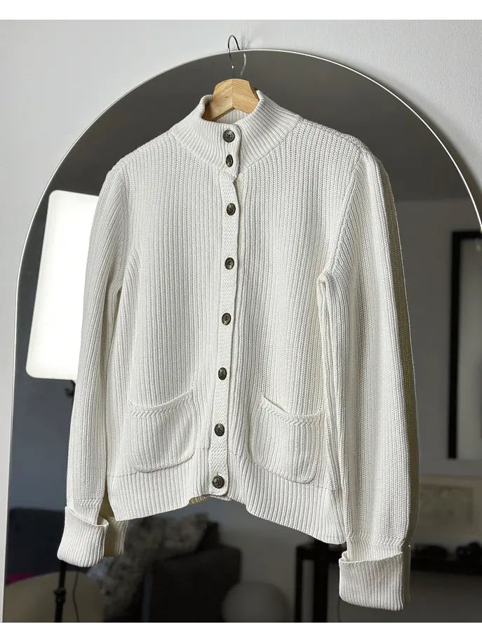 Chaleco blanco algodón  3