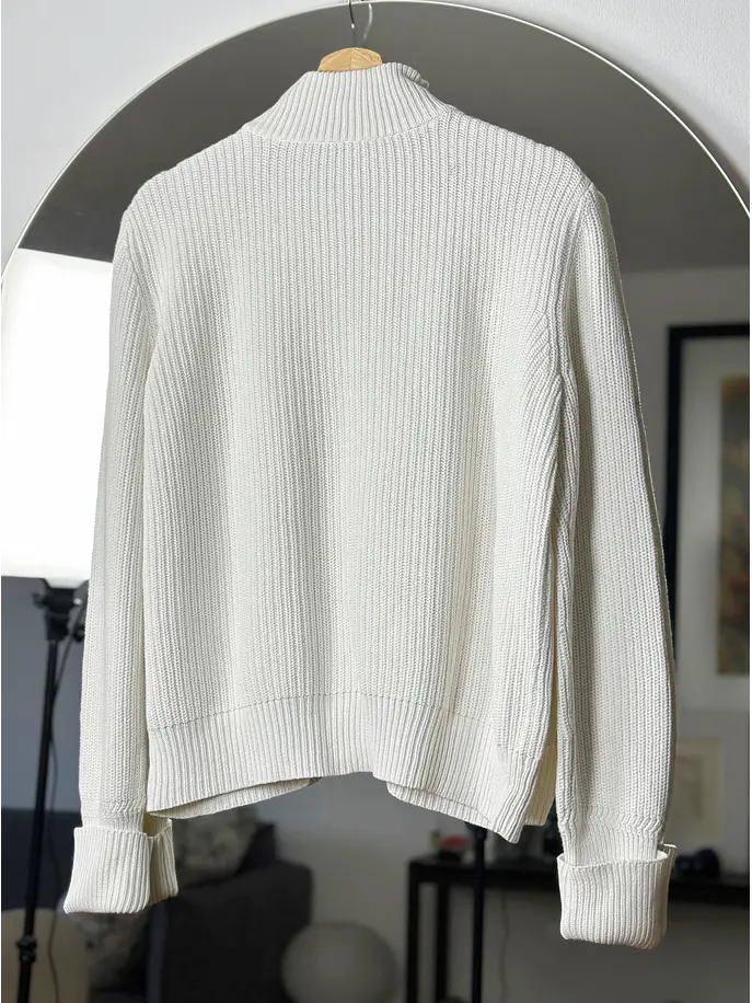 Chaleco blanco algodón  4