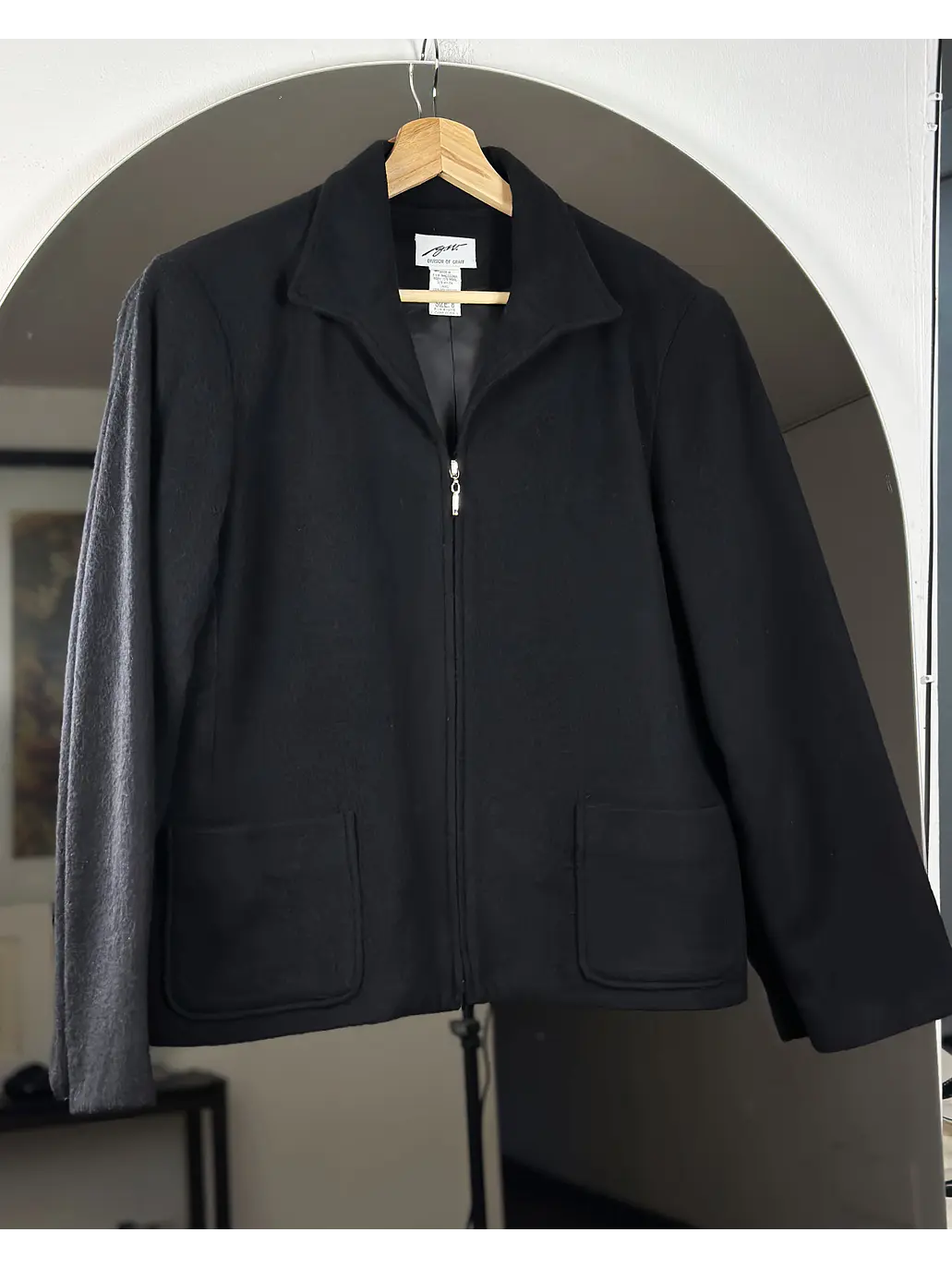 Chaqueta negra de lana 3