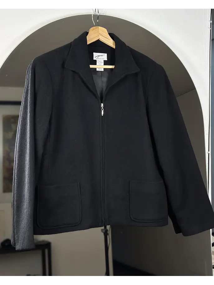 Chaqueta negra de lana 3