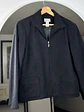 Chaqueta negra de lana - Miniatura 5