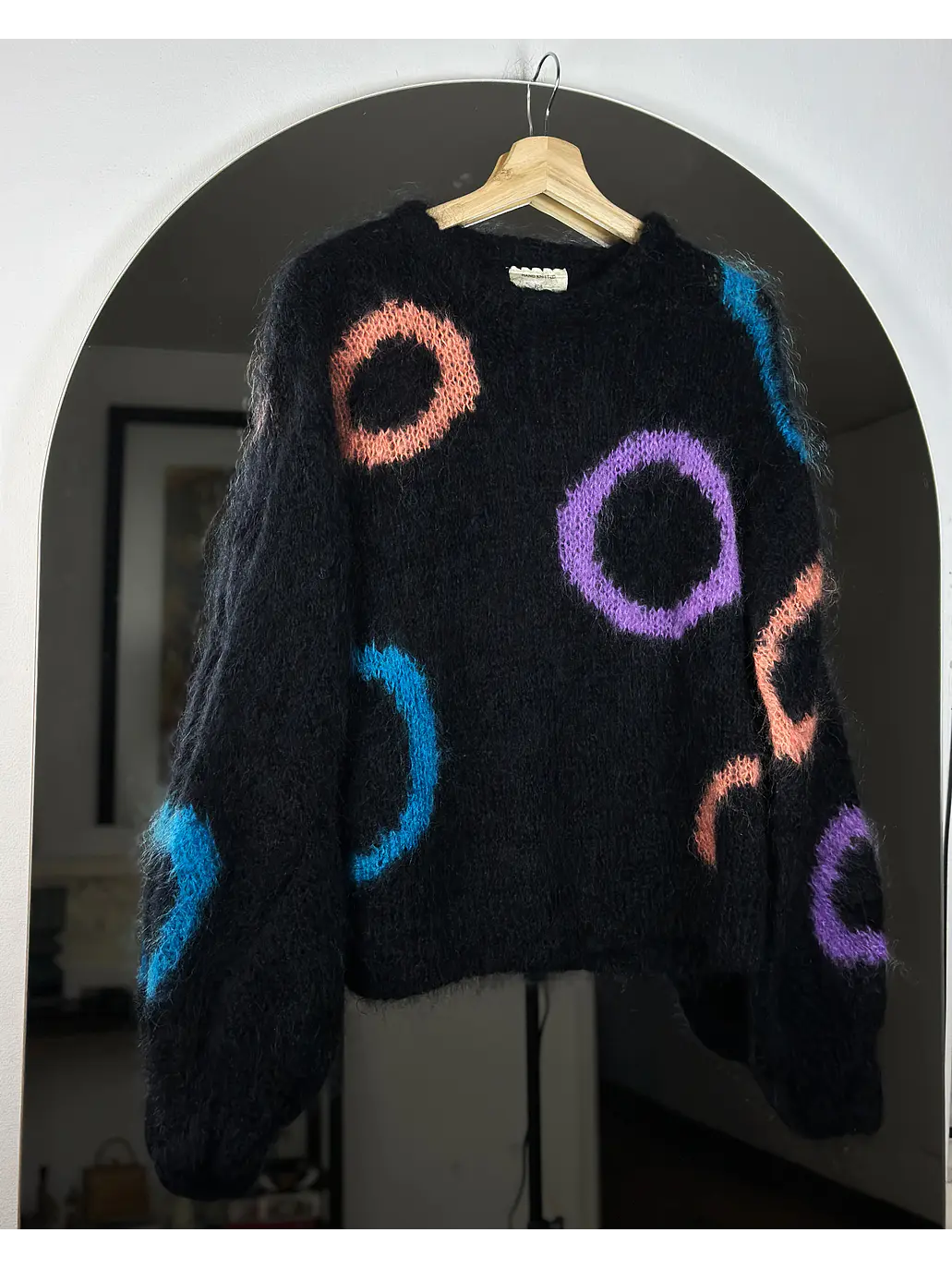 Chaleco negro mohair 1