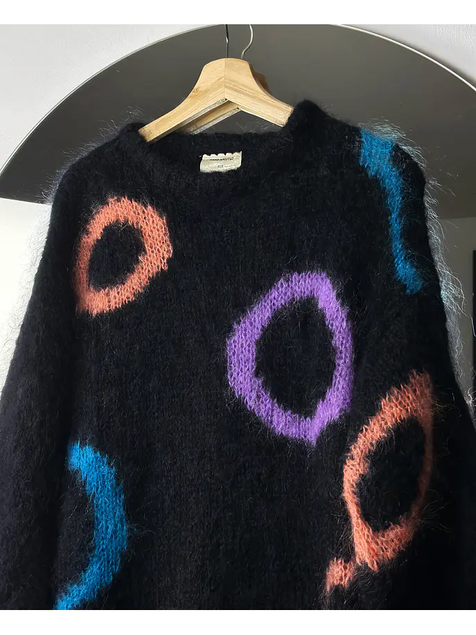 Chaleco negro mohair 2