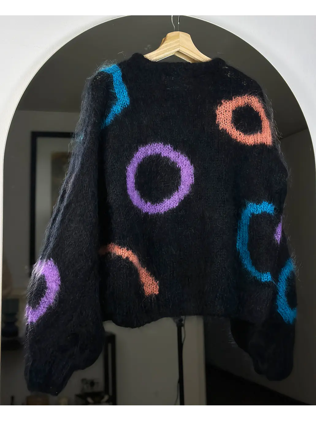 Chaleco negro mohair 4