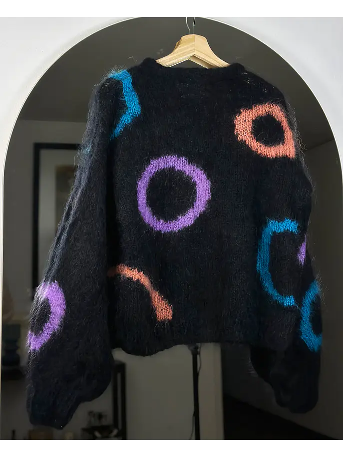 Chaleco negro mohair 4