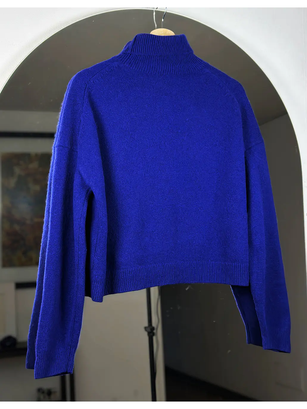 Chaleco azul con cuello 4