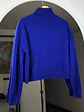 Chaleco azul con cuello - Miniatura 4
