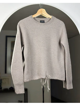 Chaleco beige de lana
