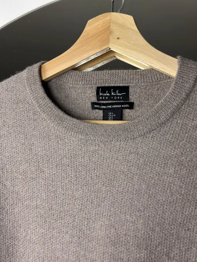 Chaleco beige de lana 4