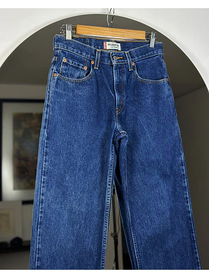 Jeans azul tiro alto