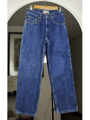 Jeans azul tiro alto