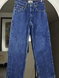 Jeans azul tiro alto - Miniatura 1