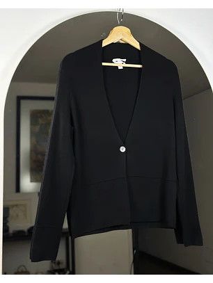 Chaleco negro cachemira