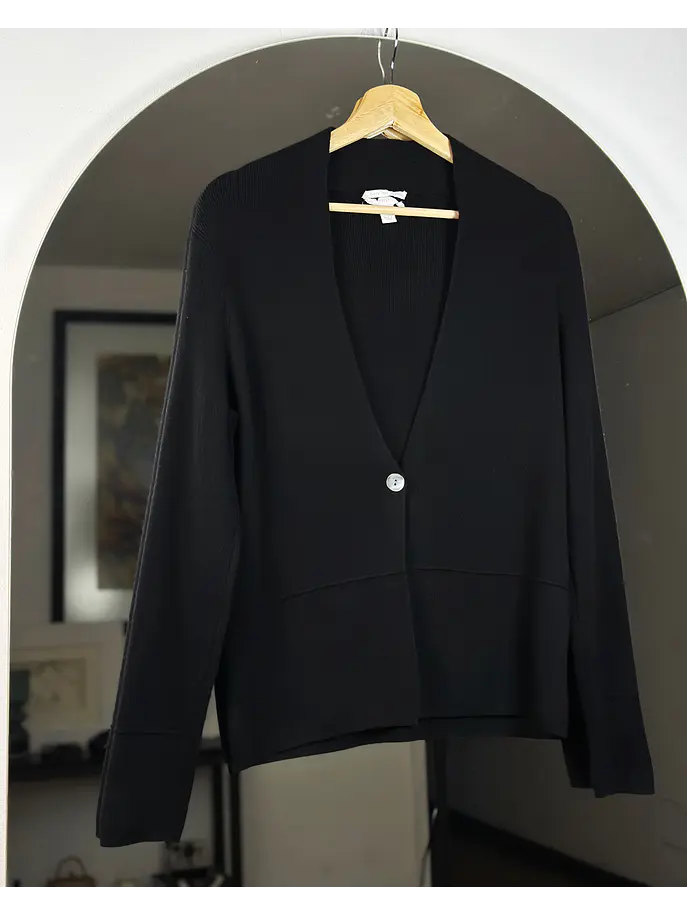 Chaleco negro cachemira 1