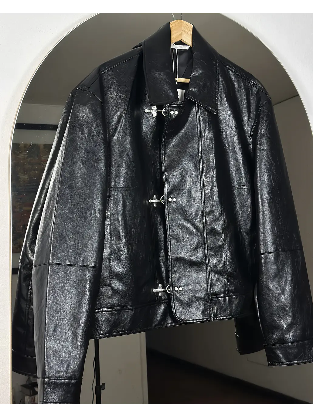Chaqueta cuero sintético  2