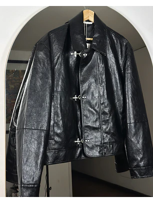 Chaqueta cuero sintético 