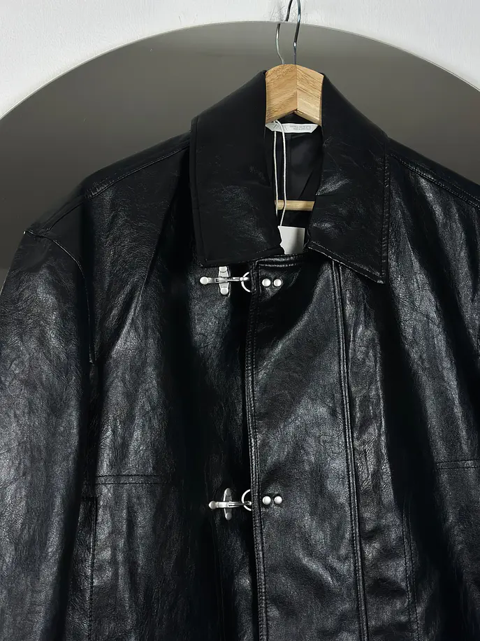 Chaqueta cuero sintético  4