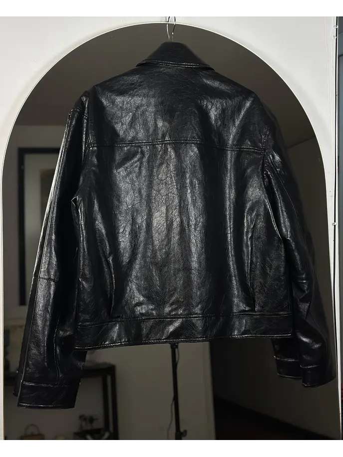 Chaqueta cuero sintético  5