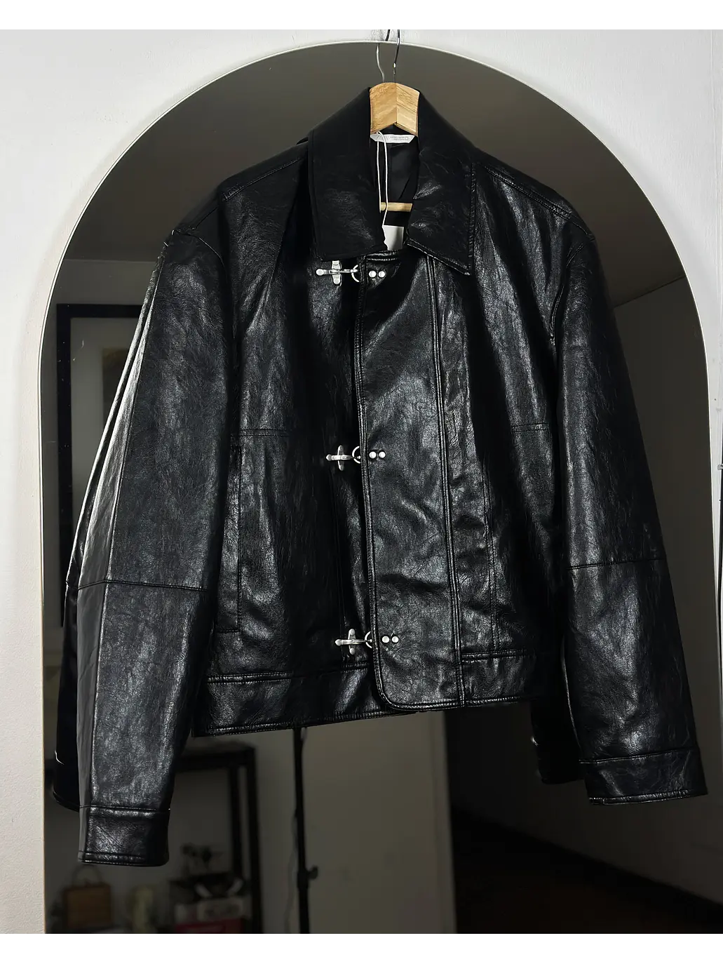 Chaqueta cuero sintético  1