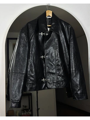 Chaqueta cuero sintético 