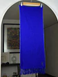 Bufanda de lana azul - Miniatura 1