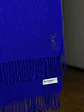 Bufanda de lana azul - Miniatura 4